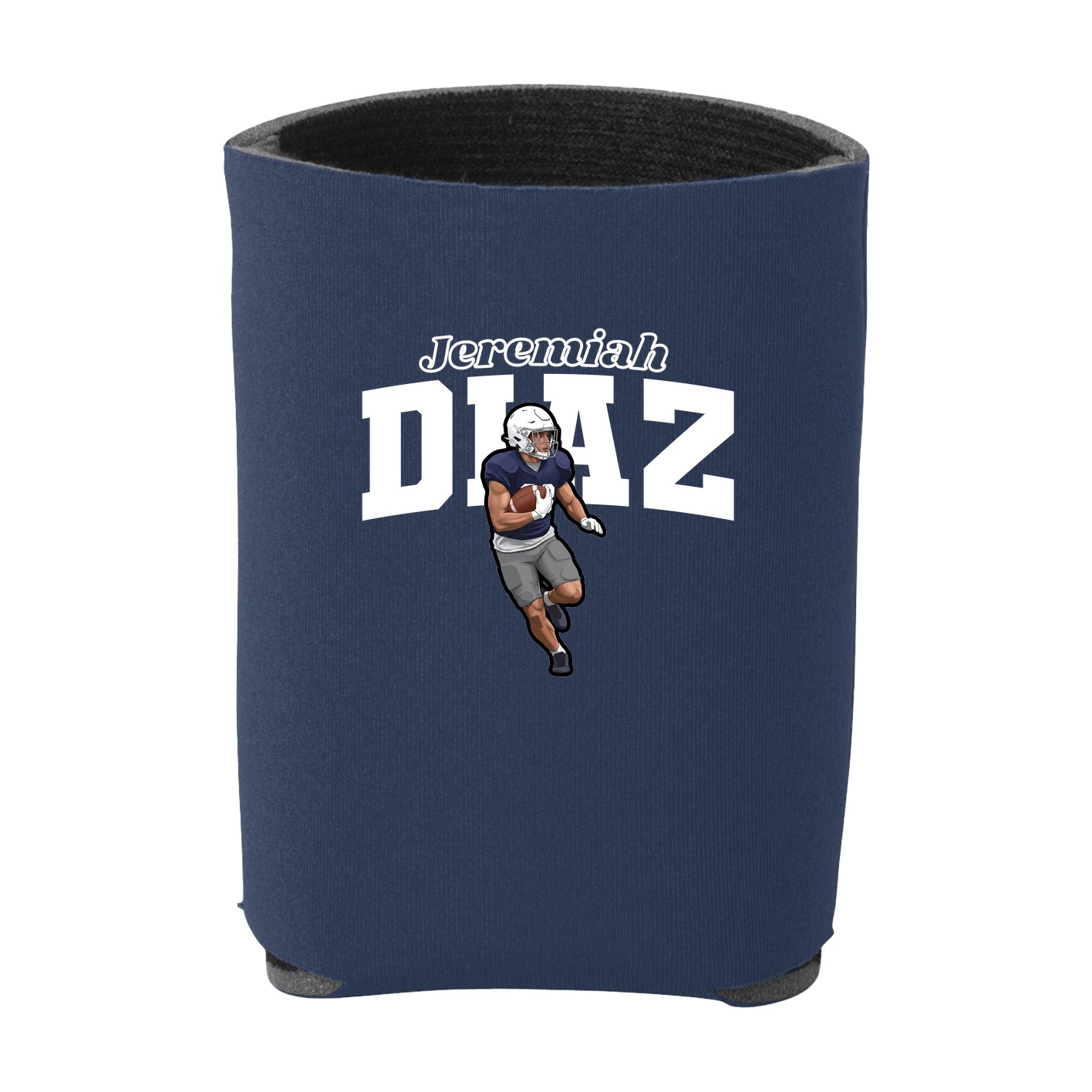 Can Holder — Name Arch in Navy