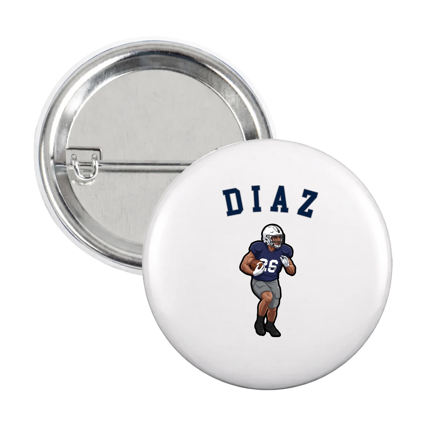 Game Day Button — Shirsey Arch in White