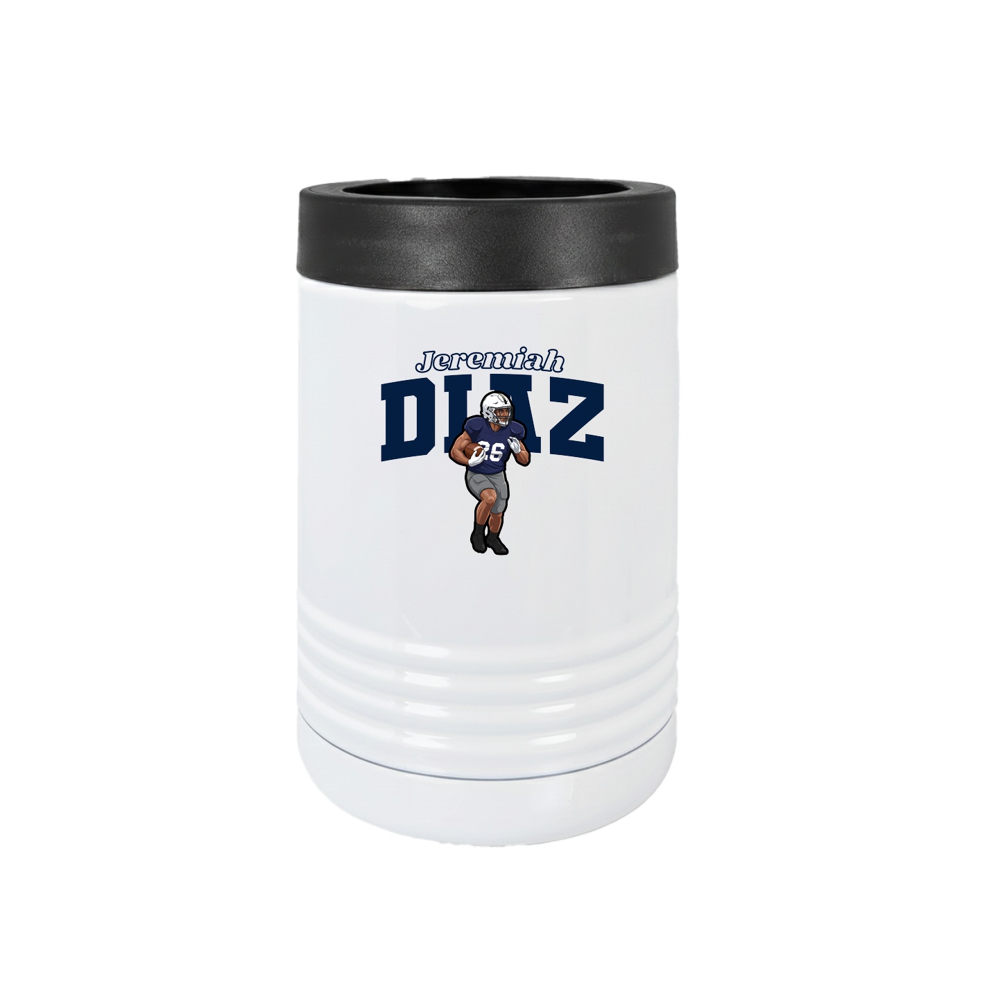Beverage Holder — Name Arch in White