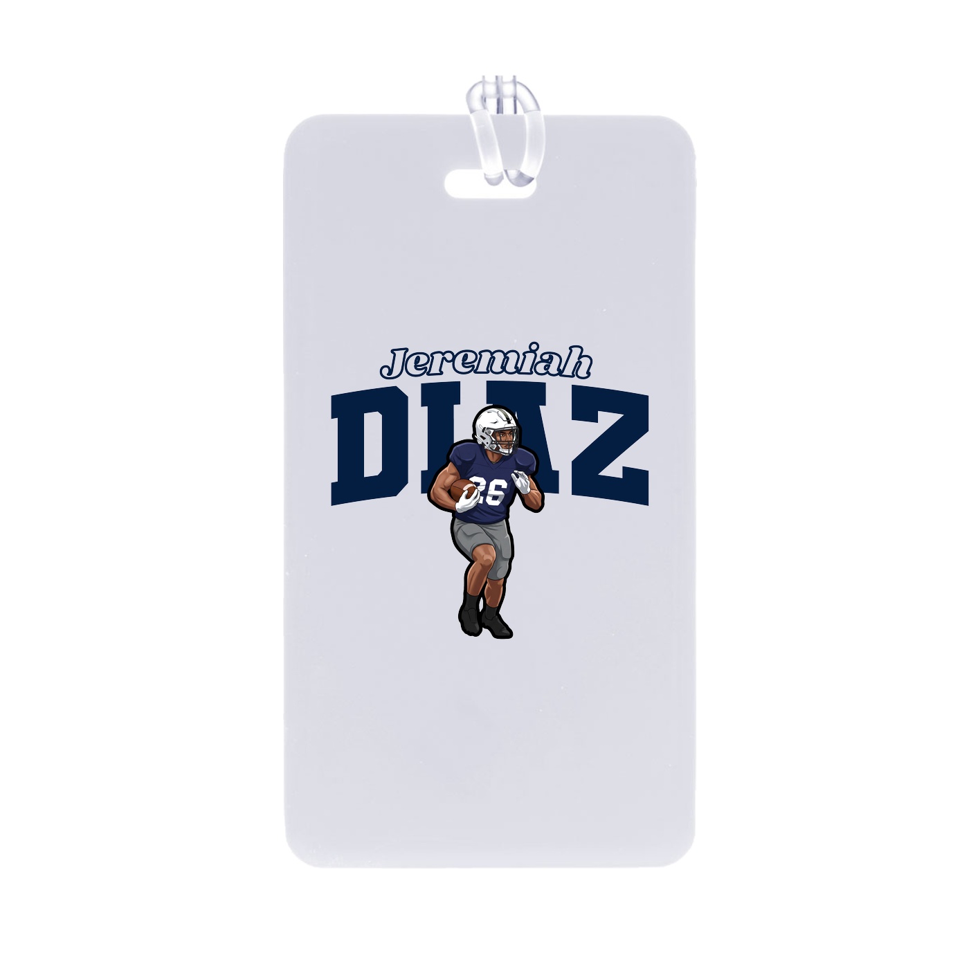 Bag Tag — Name Arch in Classic