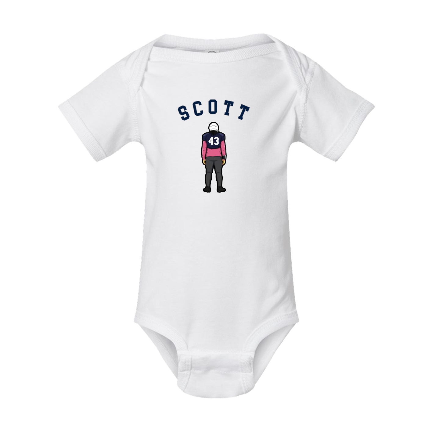 Baby Onesie — Shirsey Arch in White