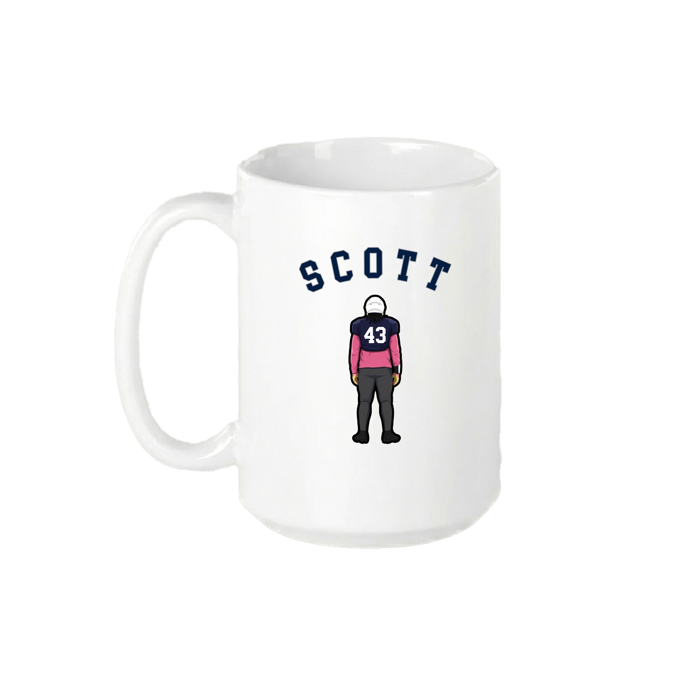 15oz Coffee Mug — Shirsey Arch in White