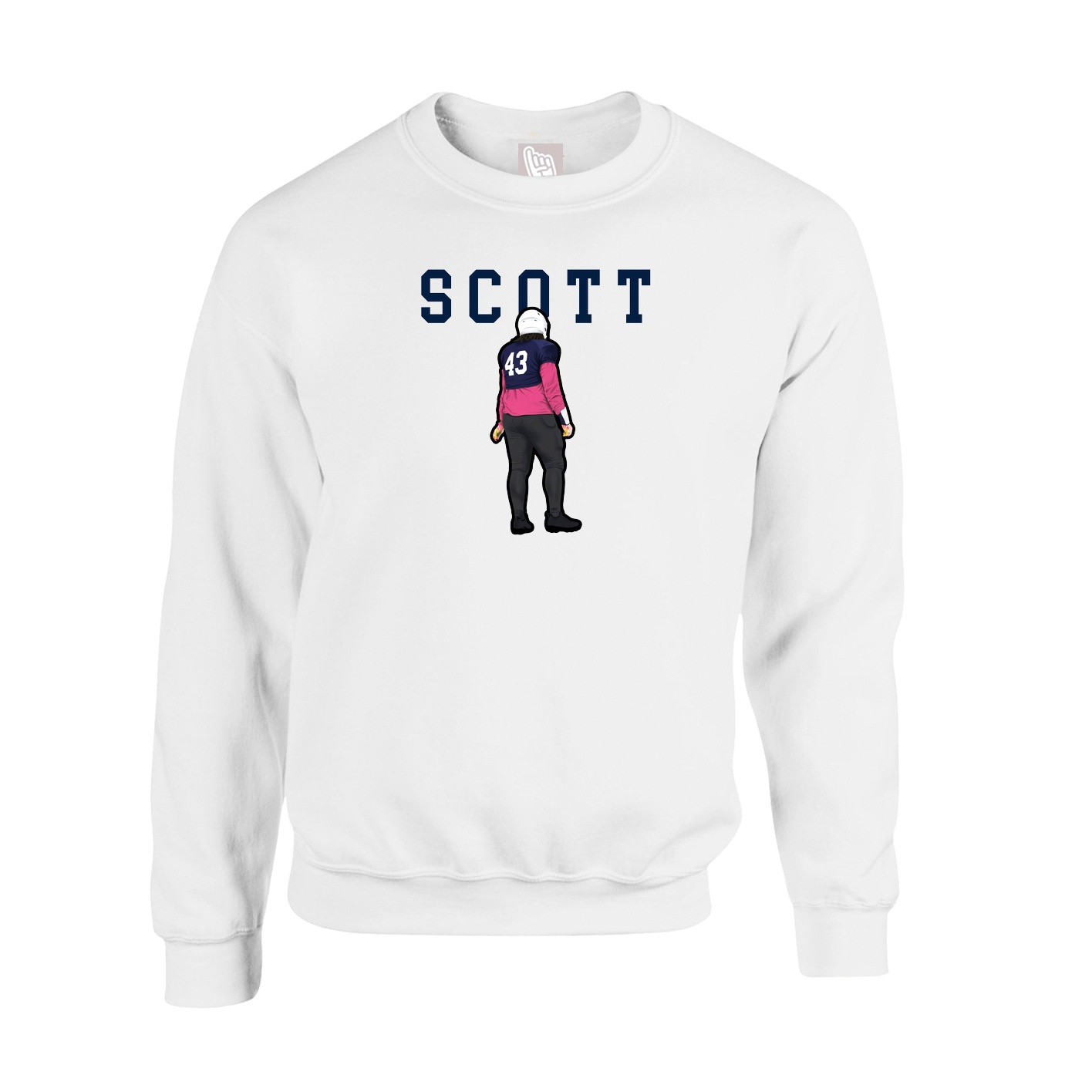 Fleece Crew — Shirsey in White