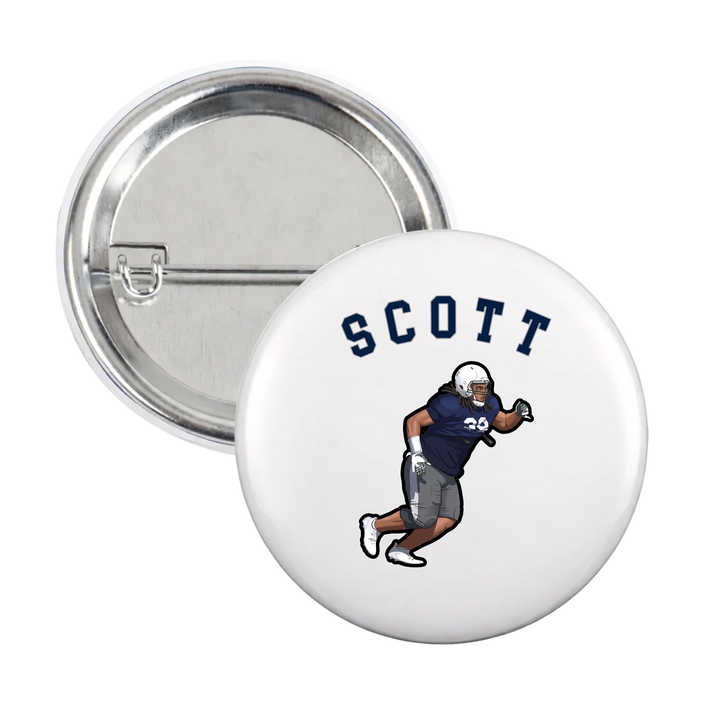 Game Day Button — Shirsey Arch in White
