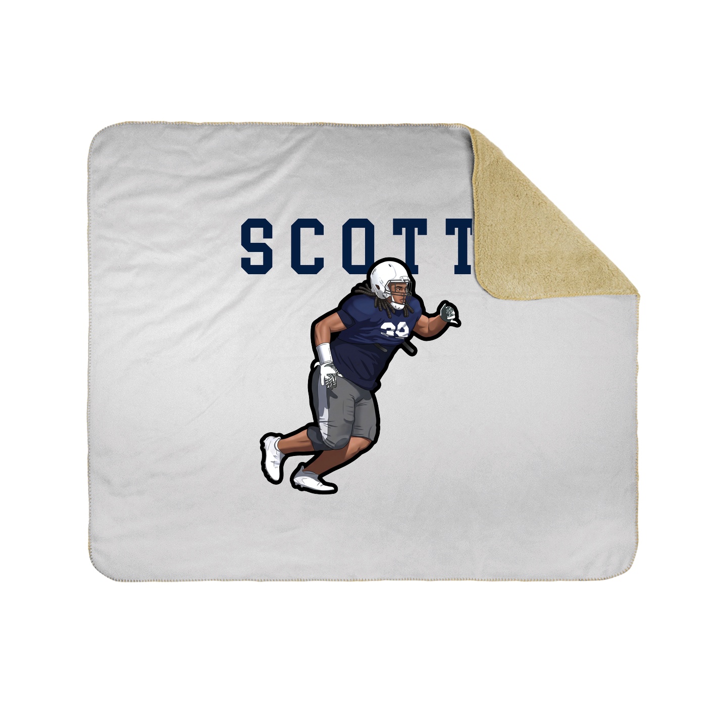 Throw Blanket — Shirsey in White