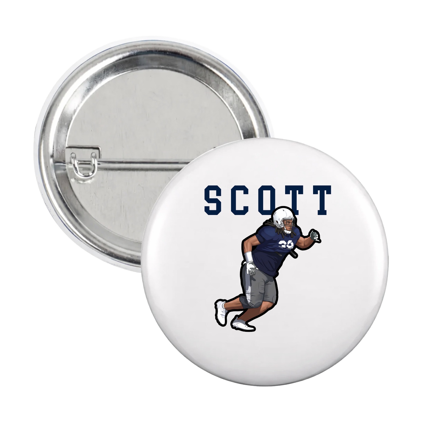Game Day Button — Shirsey in White