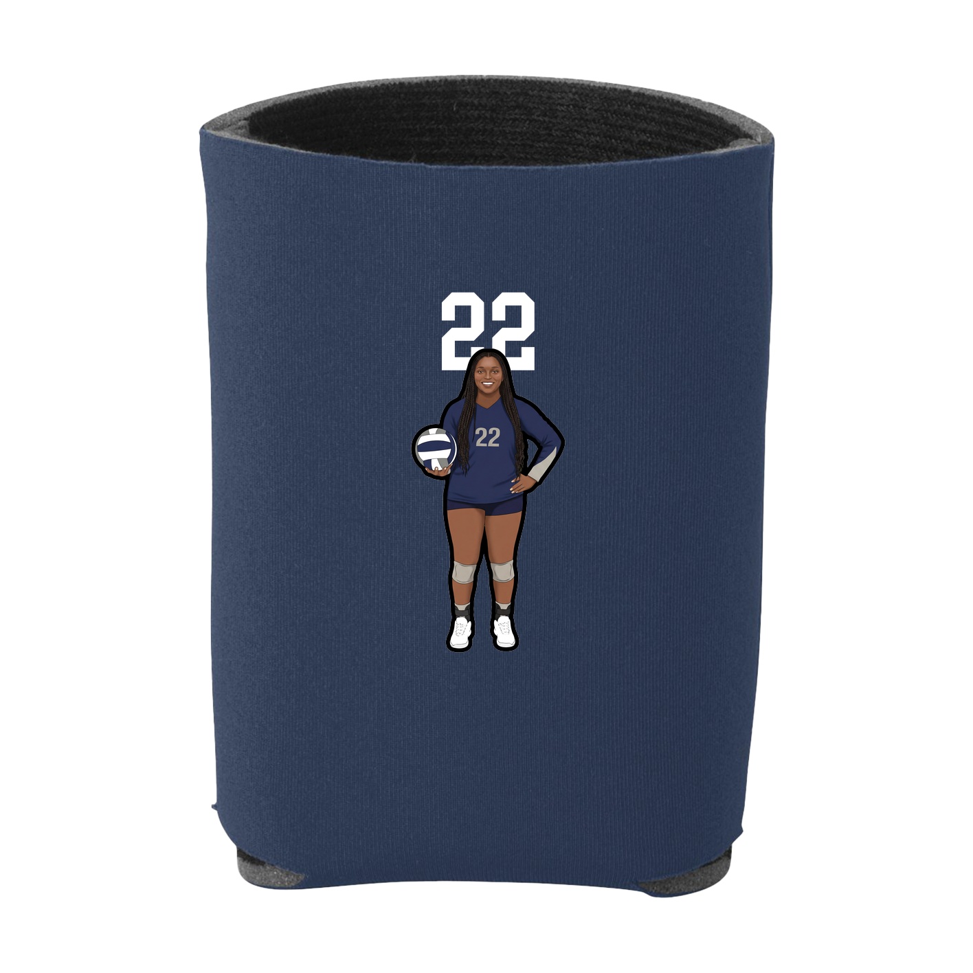 Can Holder — Number Top in Navy