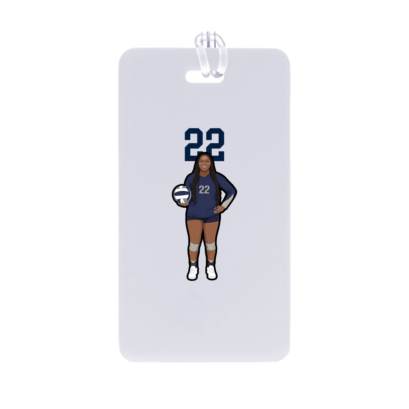 Bag Tag — Number Top in Classic