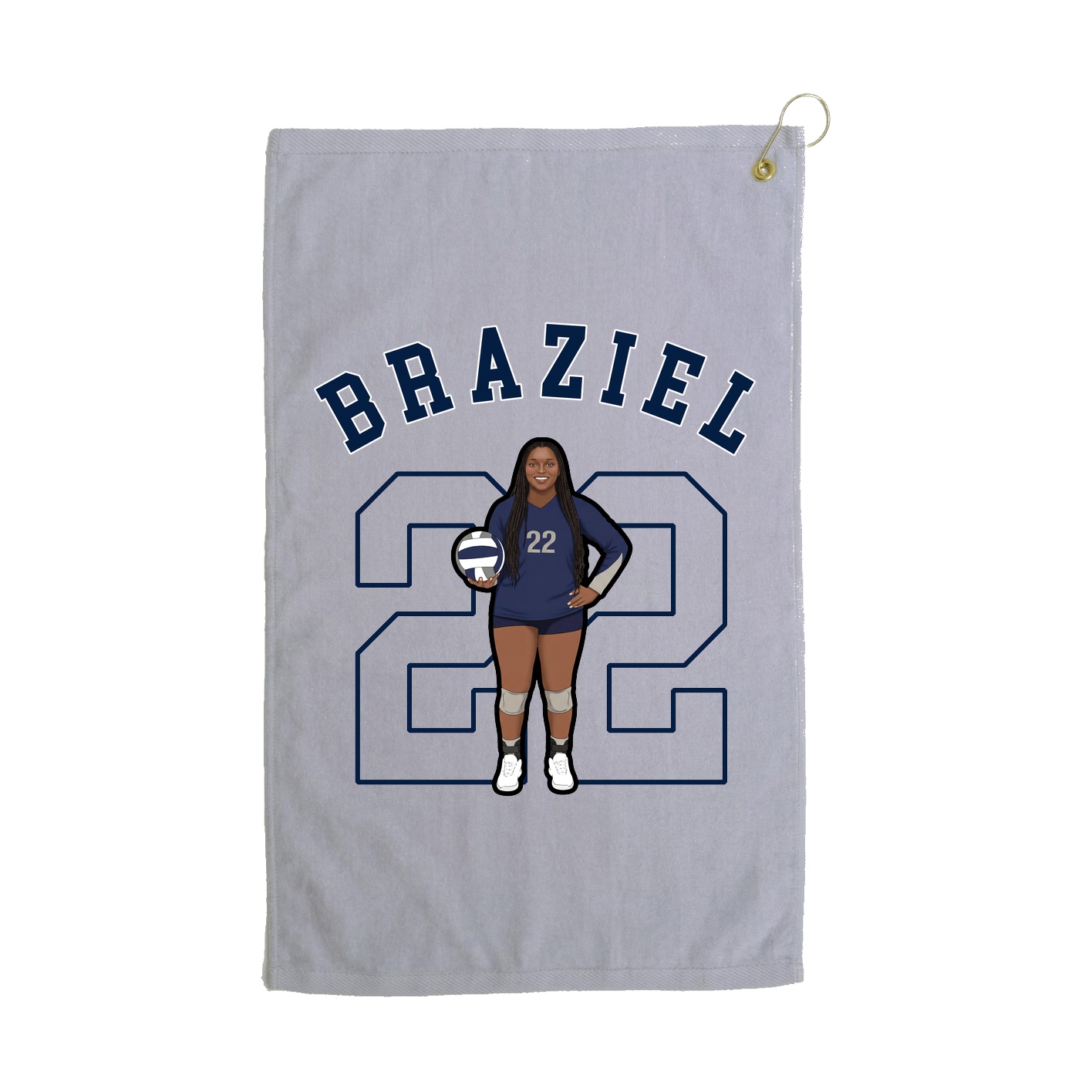 Golf Towel — Shirsey Arch in Grey