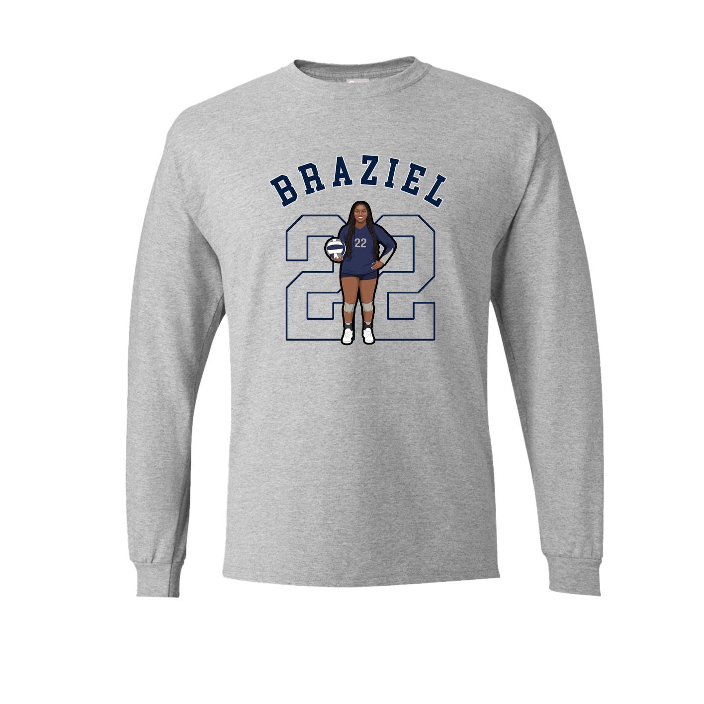Long Sleeve Tee — Shirsey Arch in Grey