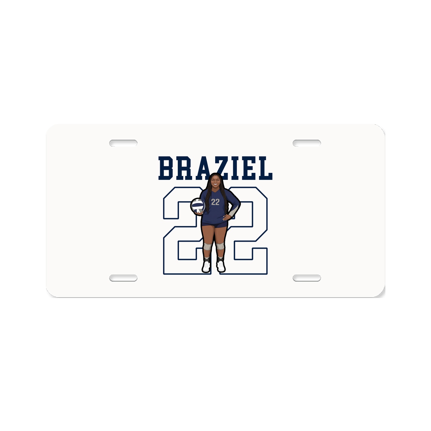 License Plate — Shirsey in Classic