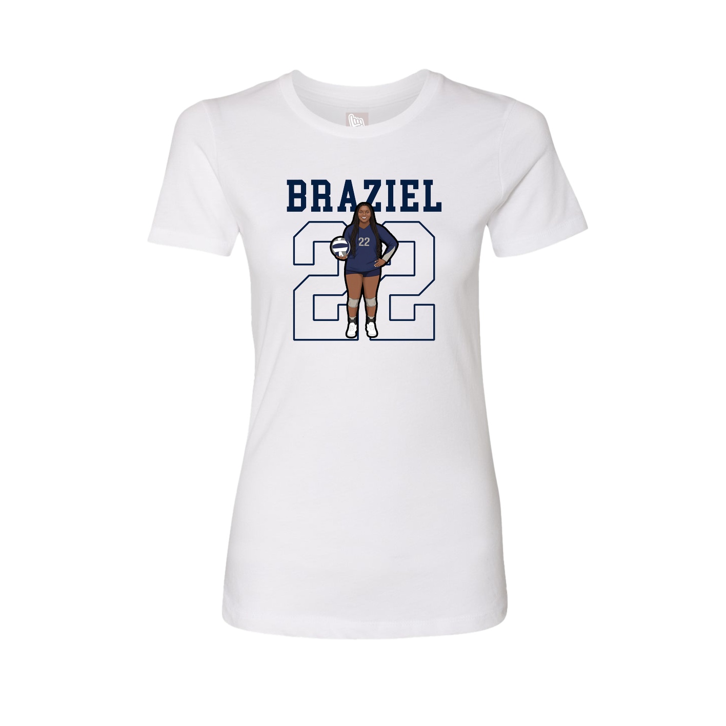 Fitted Women's Tee — Shirsey in White