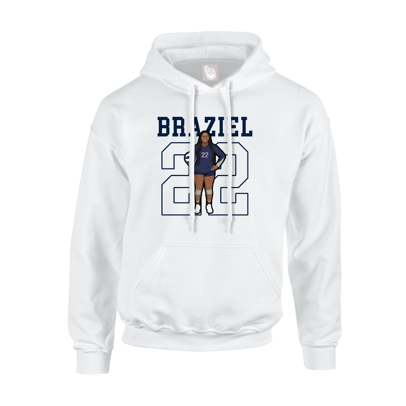 Youth Hoodie — Shirsey in White
