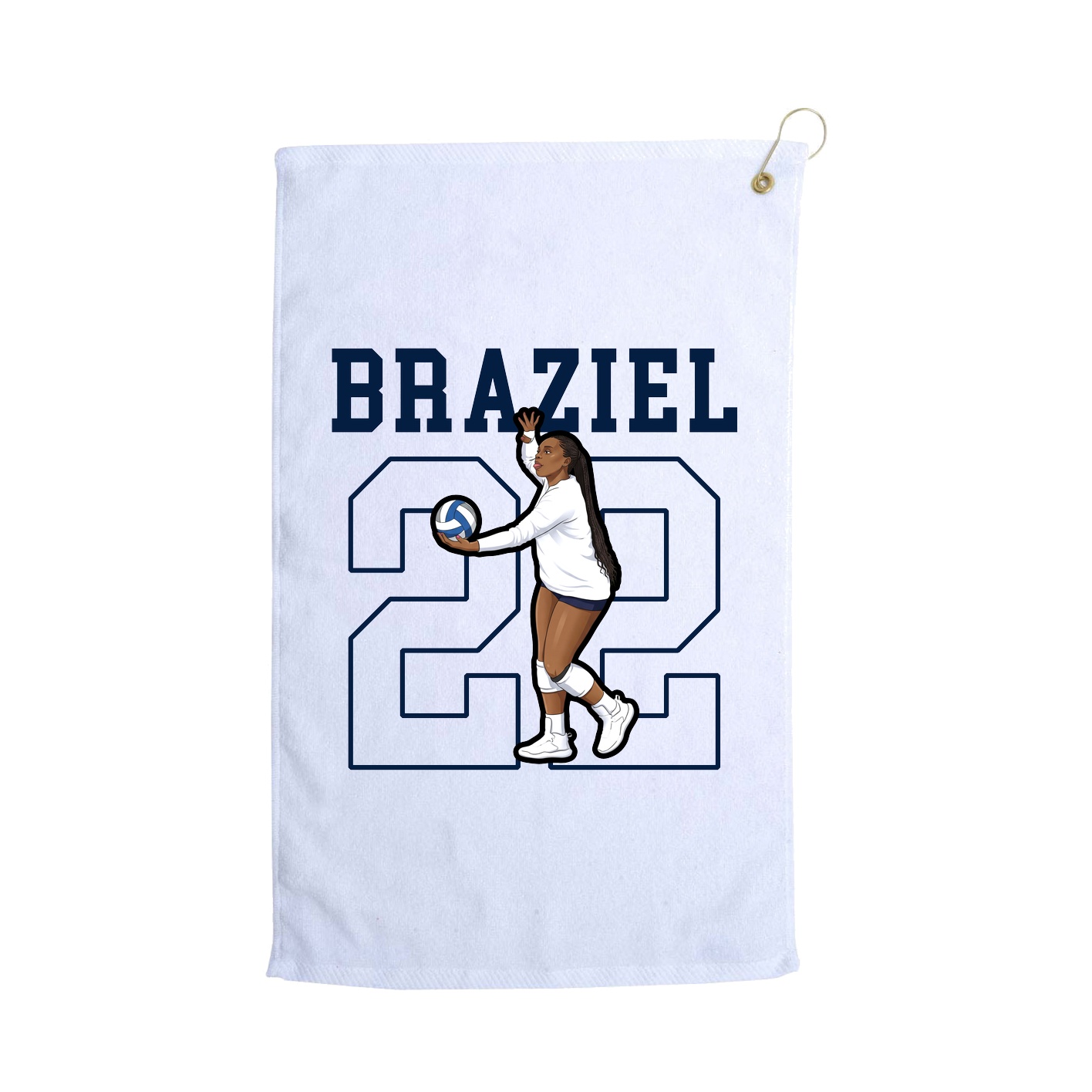 Terry Velour Golf Towel
