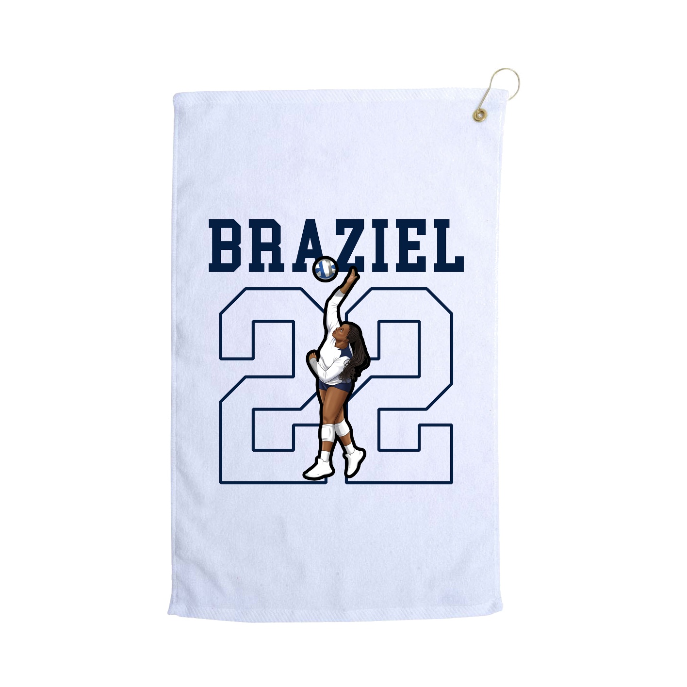 Golf Towel — Shirsey in White