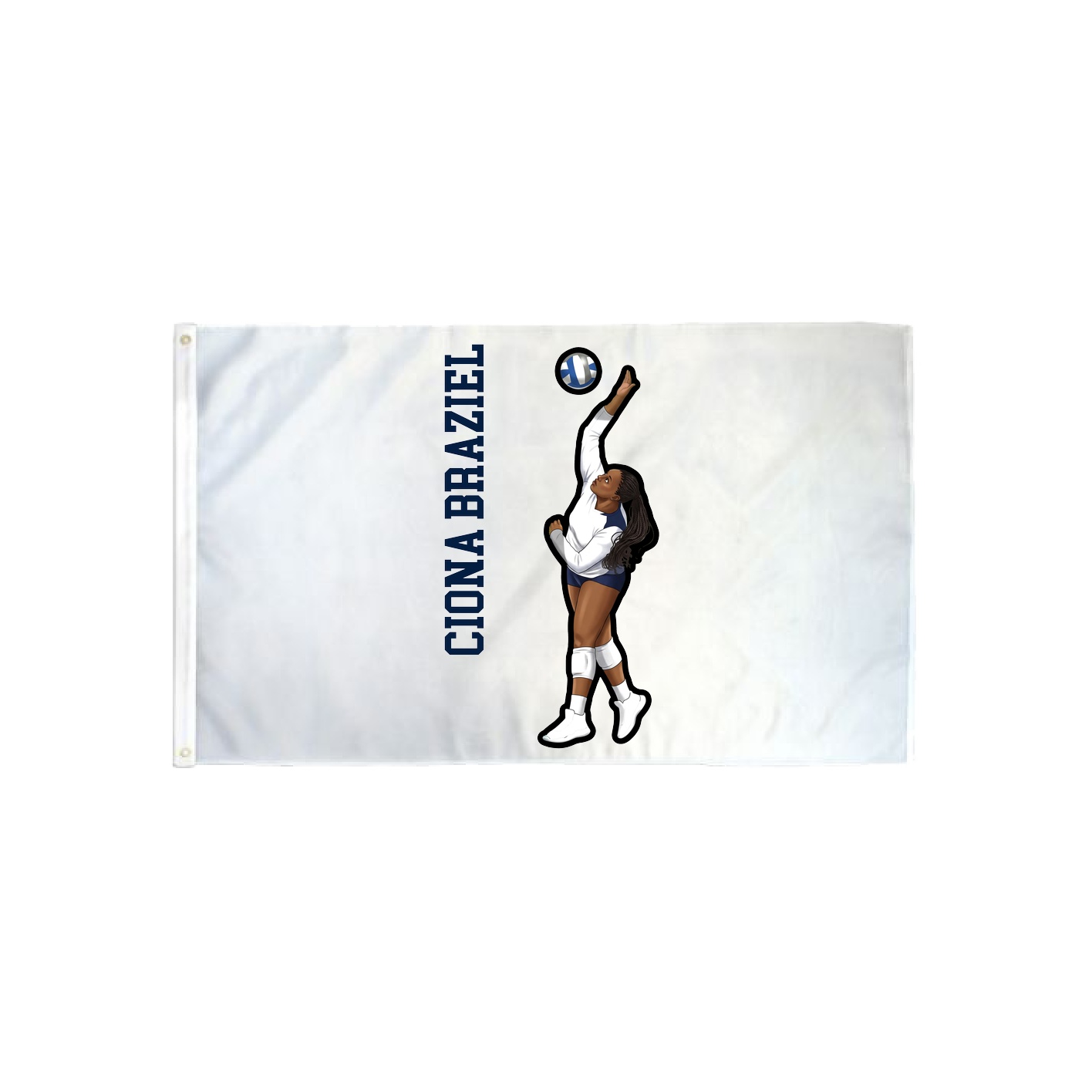 3x5 Flag — Name Vertical in Classic