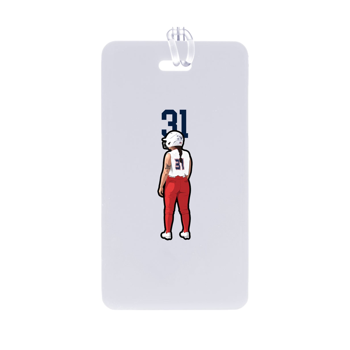 Bag Tag — Number Top in Classic