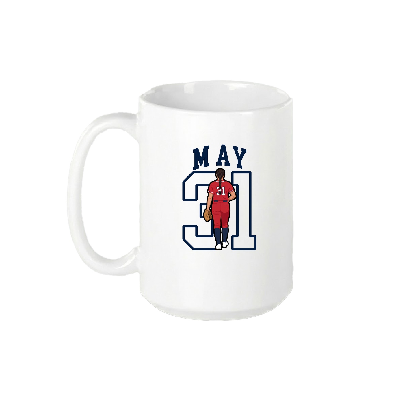 15oz Coffee Mug — Shirsey in White