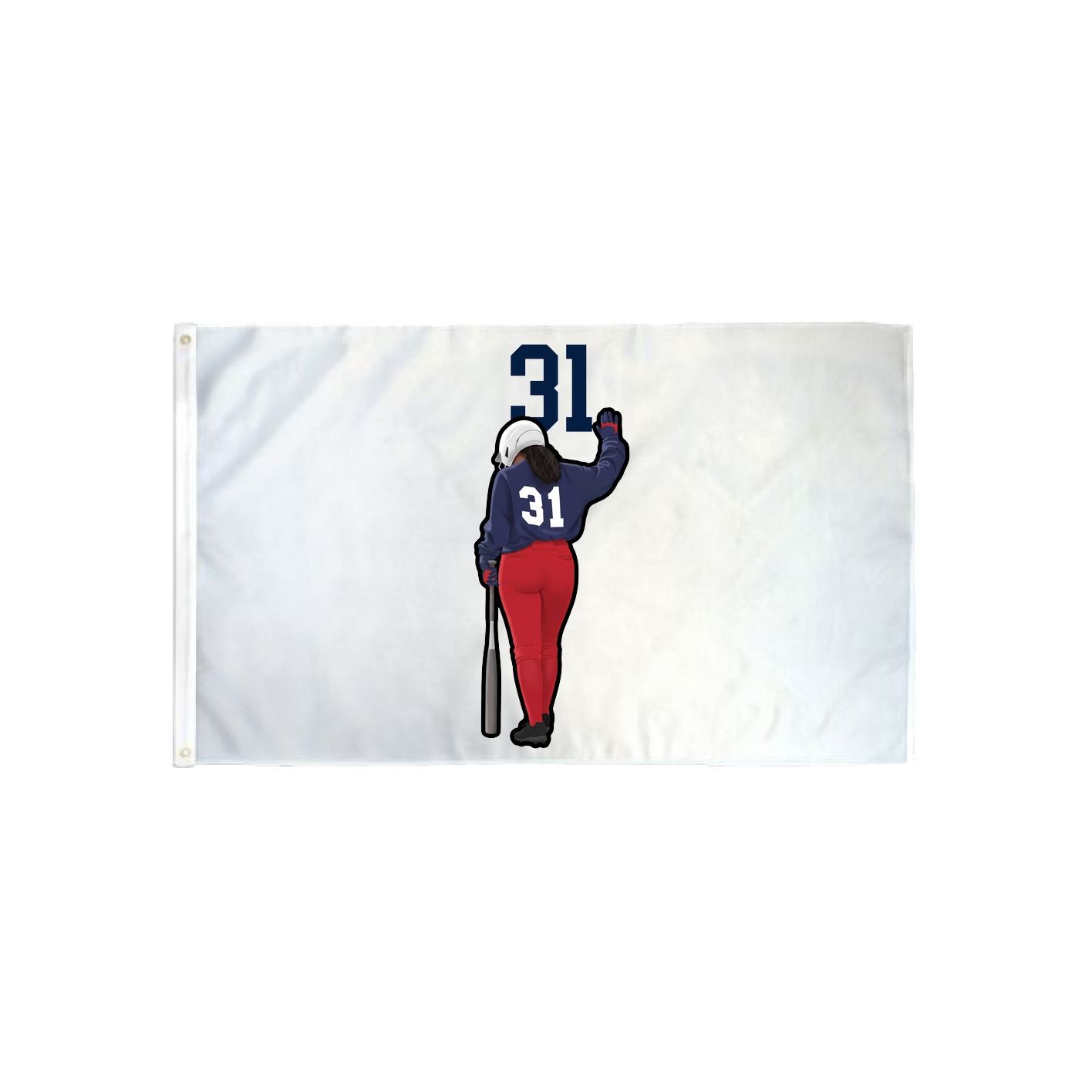 3x5 Flag — Number Top in Classic