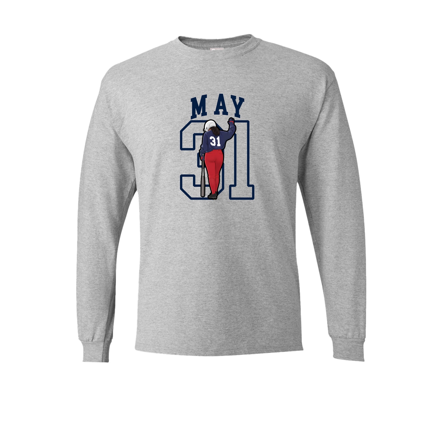 Long Sleeve Tee — Shirsey in Grey