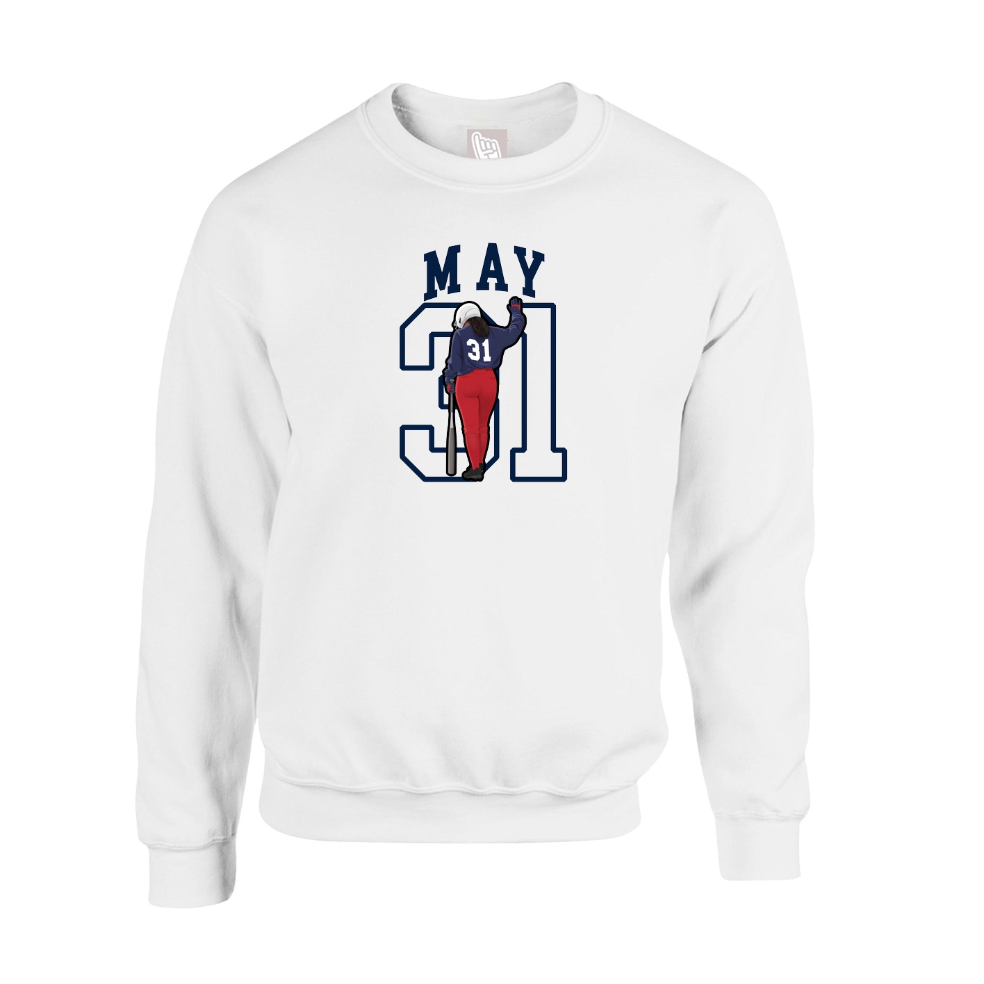 Fleece Crew — Shirsey in White