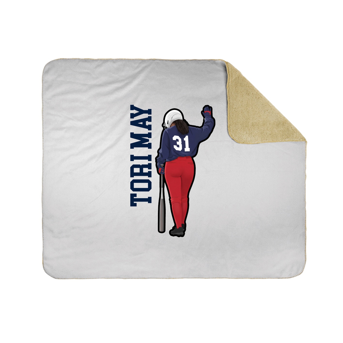 50x60 Sherpa Lined Throw Blanket