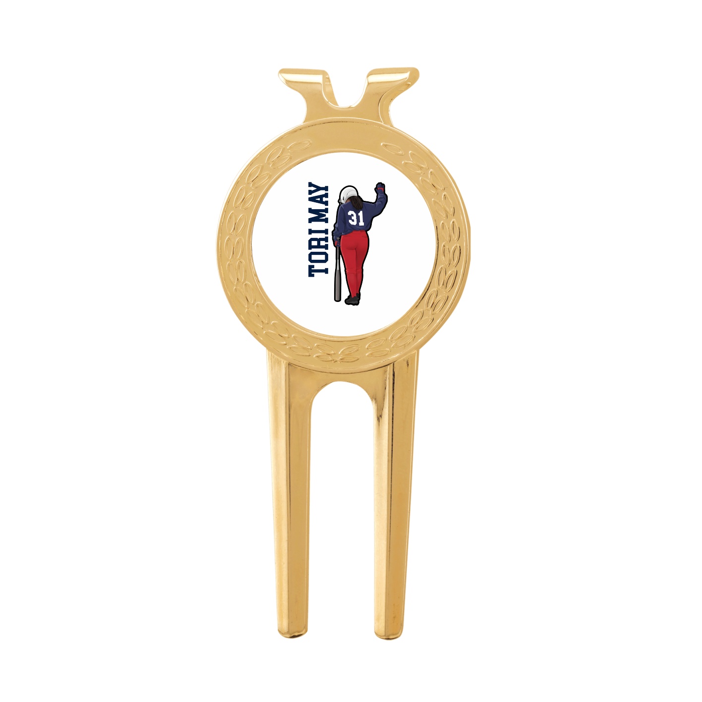 Divot Tool with Ball Marker — Name Vertical in Classic