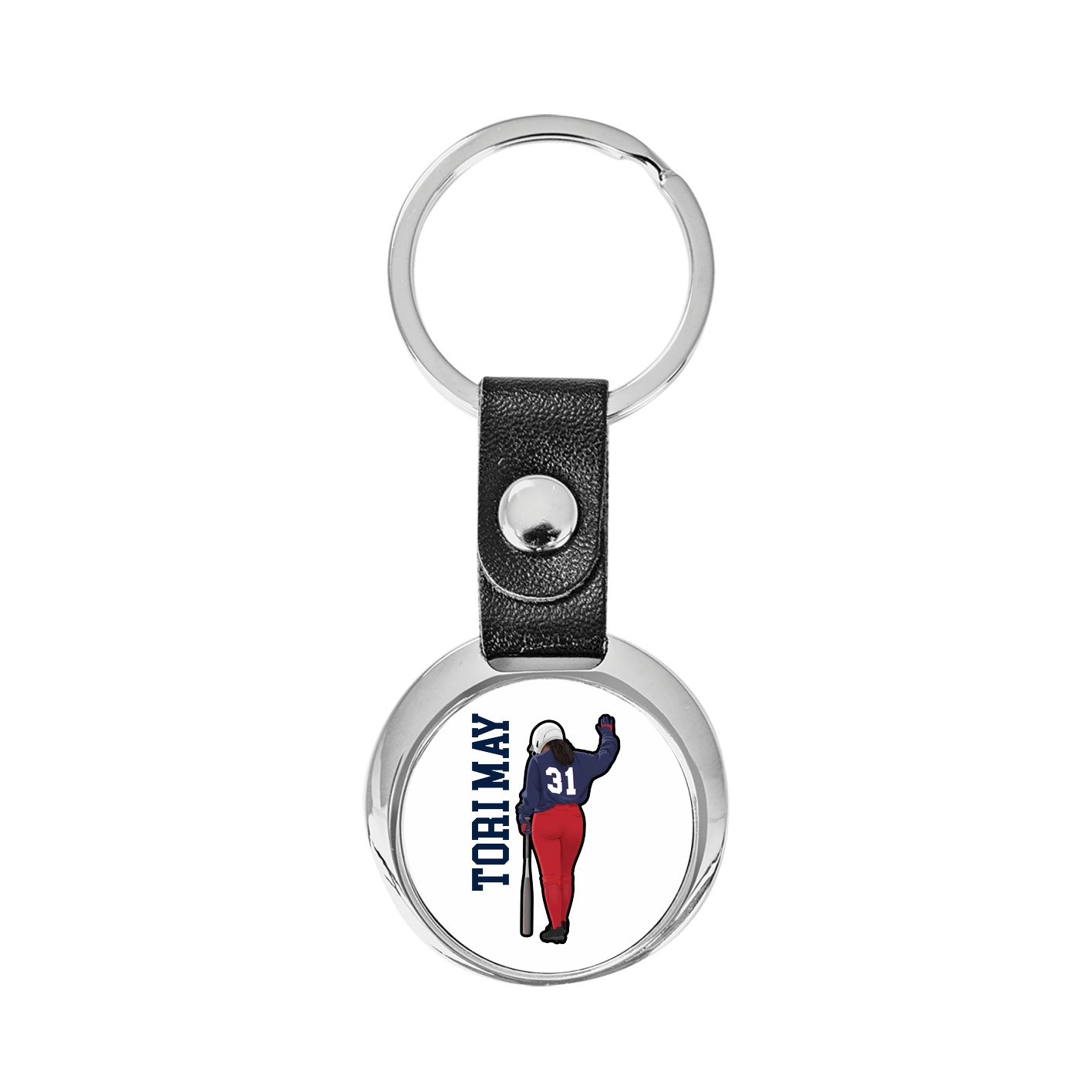 Key Chain — Name Vertical in Classic