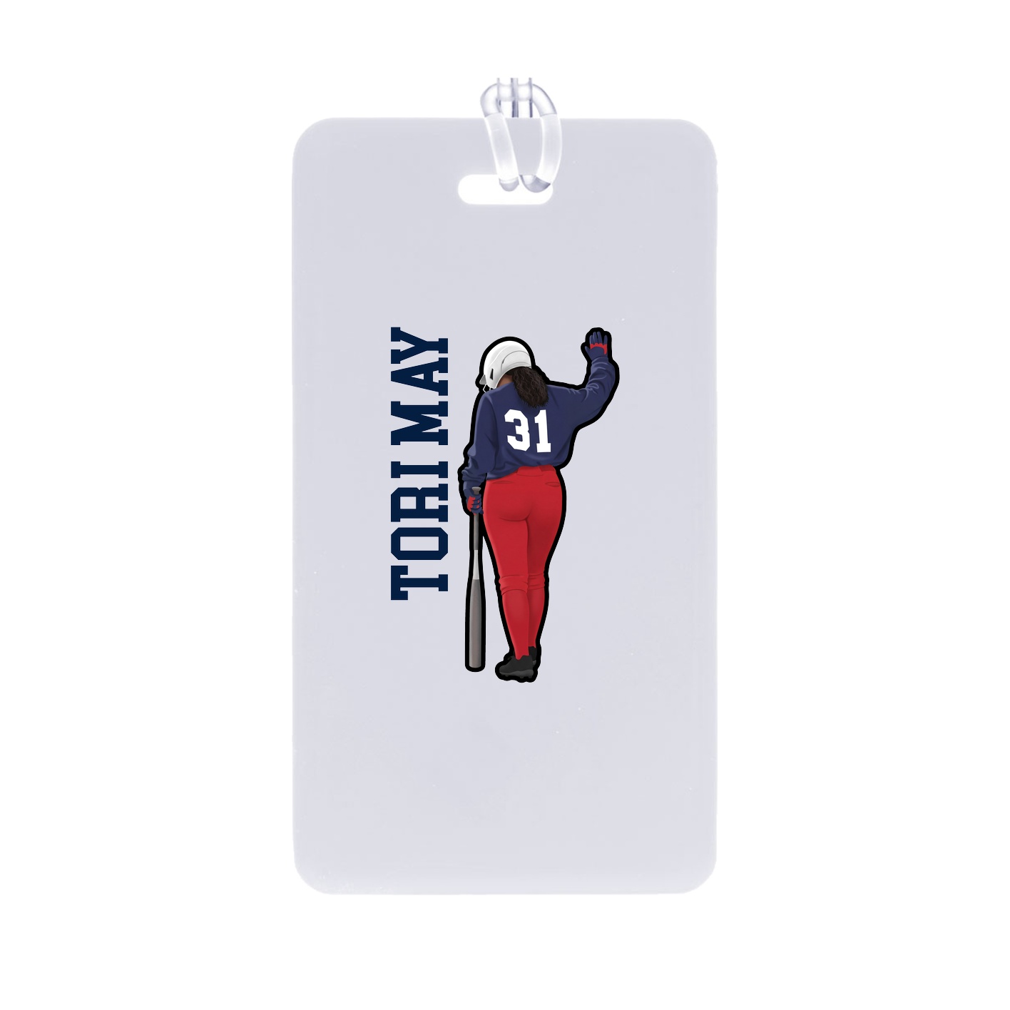 Bag Tag — Name Vertical in Classic