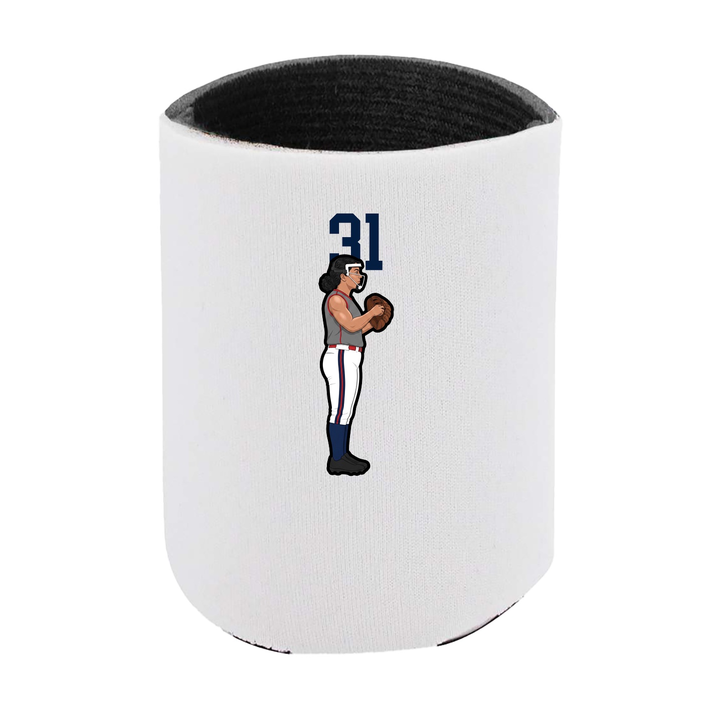Can Holder — Number Top in White