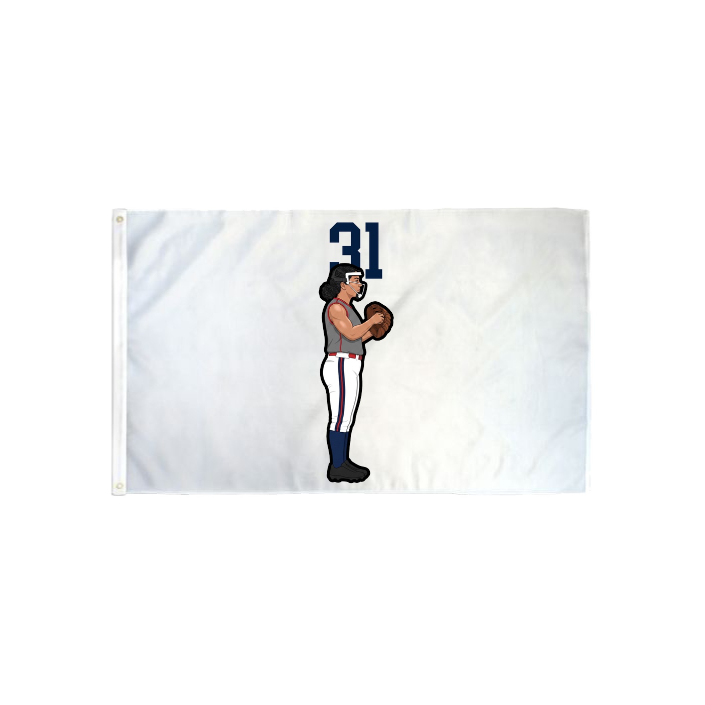 3x5 Flag — Number Top in Classic