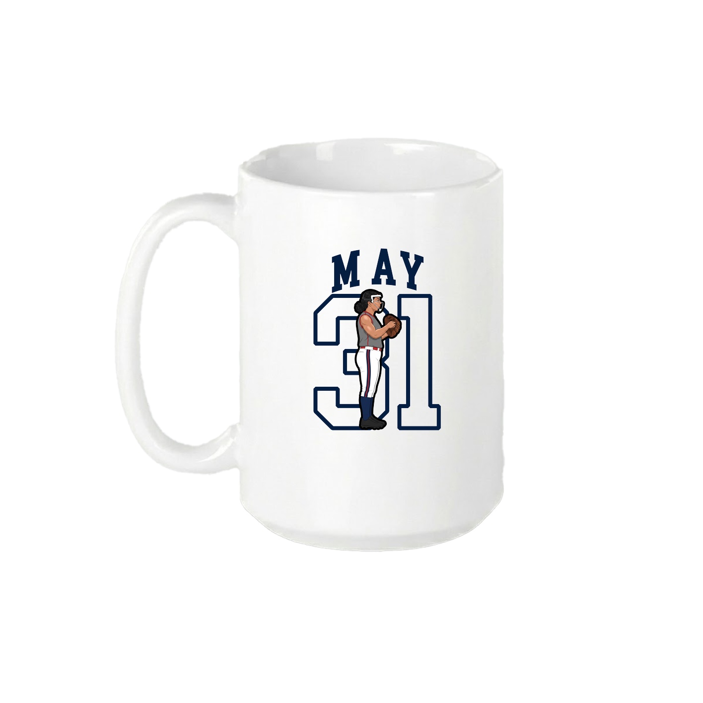 15oz Coffee Mug — Shirsey in White