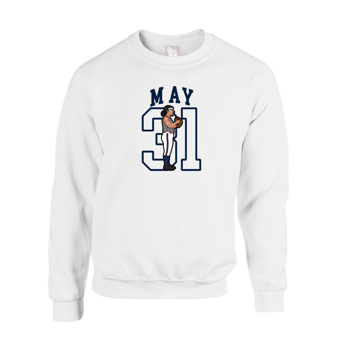 Fleece Crew — Shirsey in White