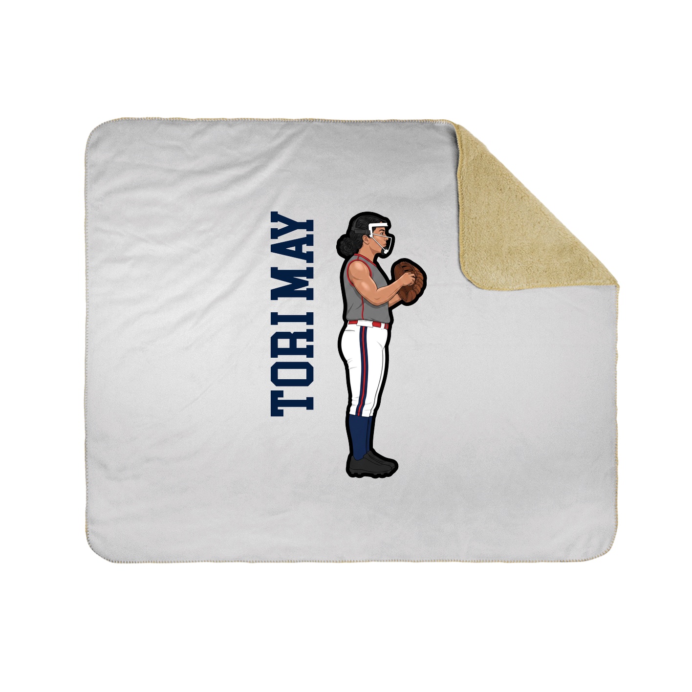 50x60 Sherpa Lined Throw Blanket