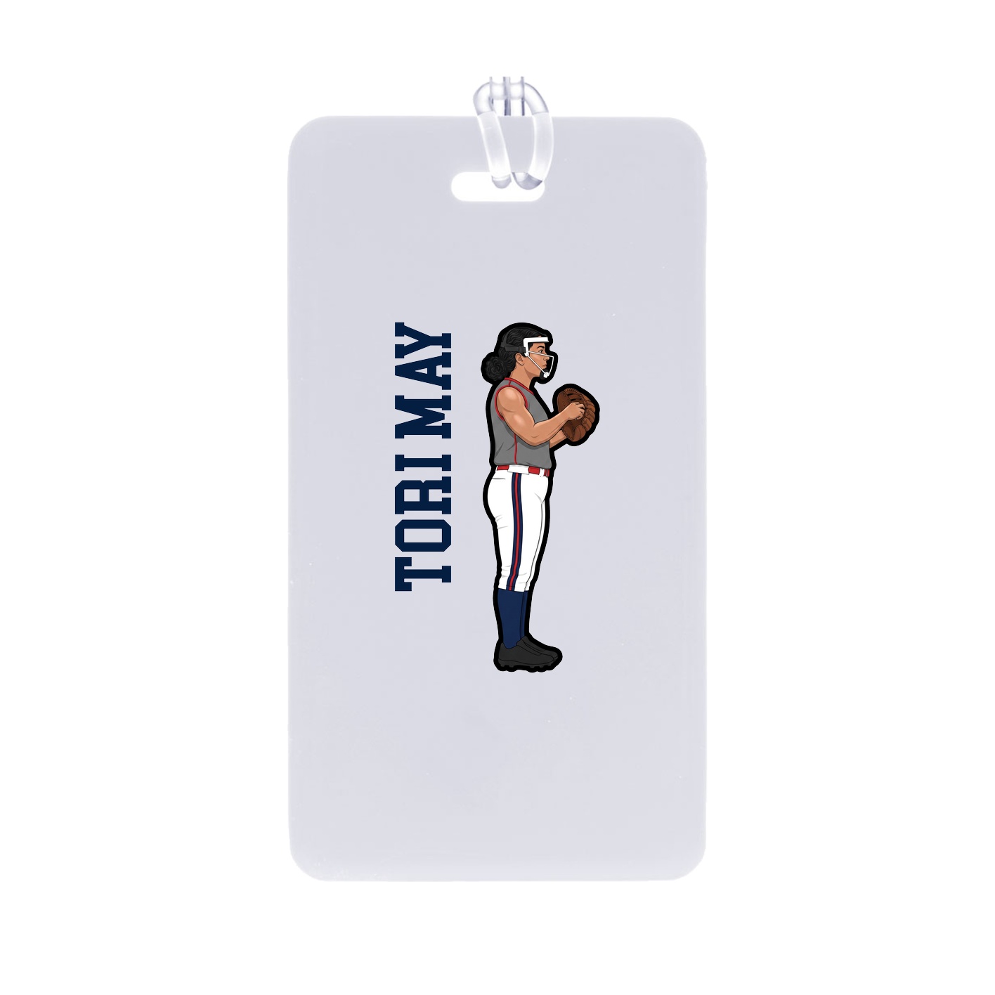 Bag Tag — Name Vertical in Classic