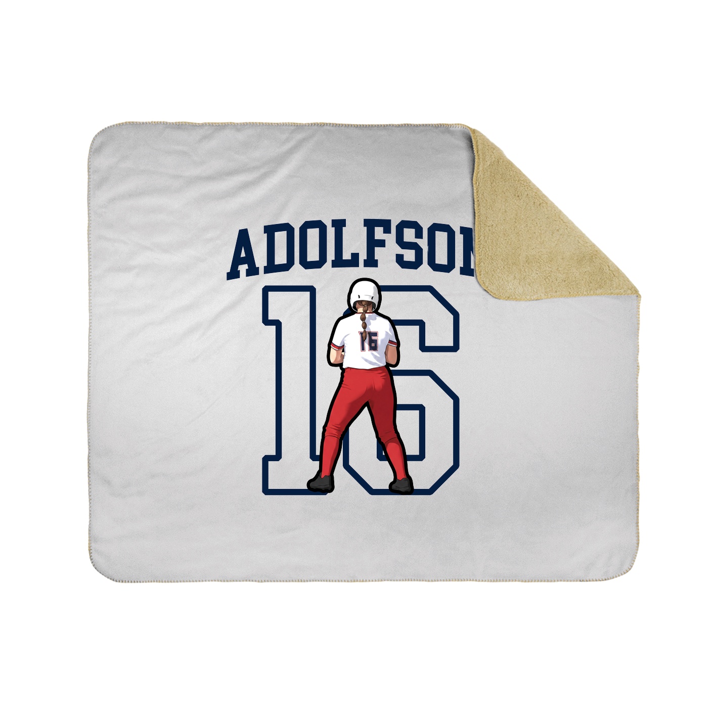 Throw Blanket — Shirsey in White