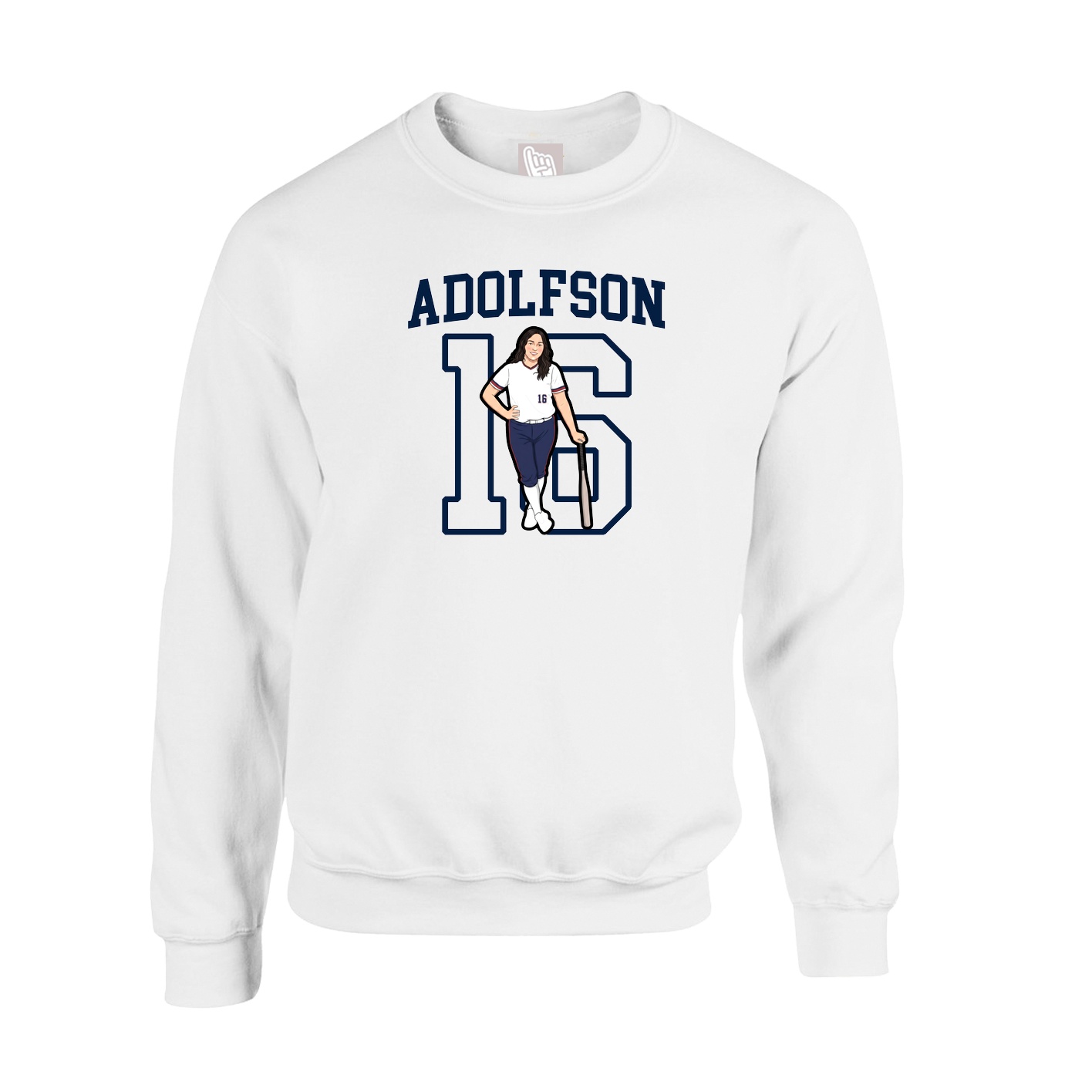 Fleece Crew — Shirsey in White