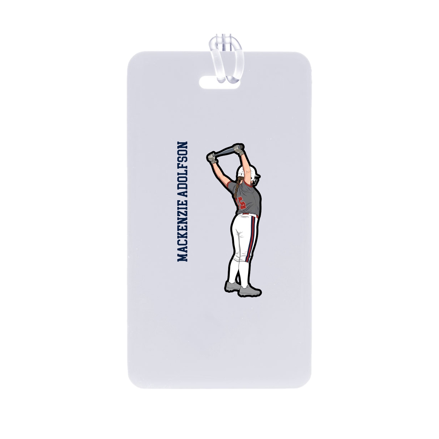 Bag Tag — Name Vertical in Classic