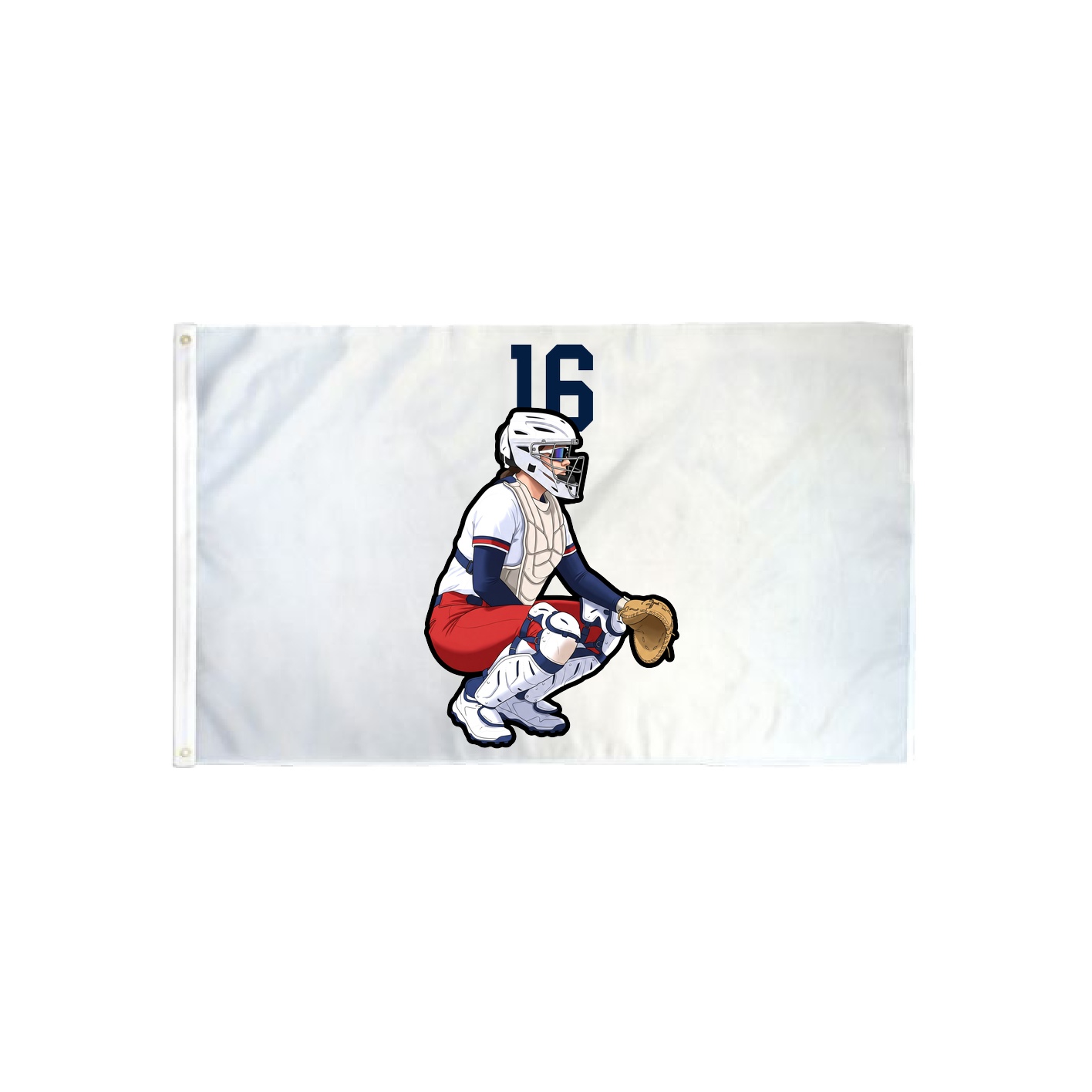 3x5 Flag — Number Top in Classic