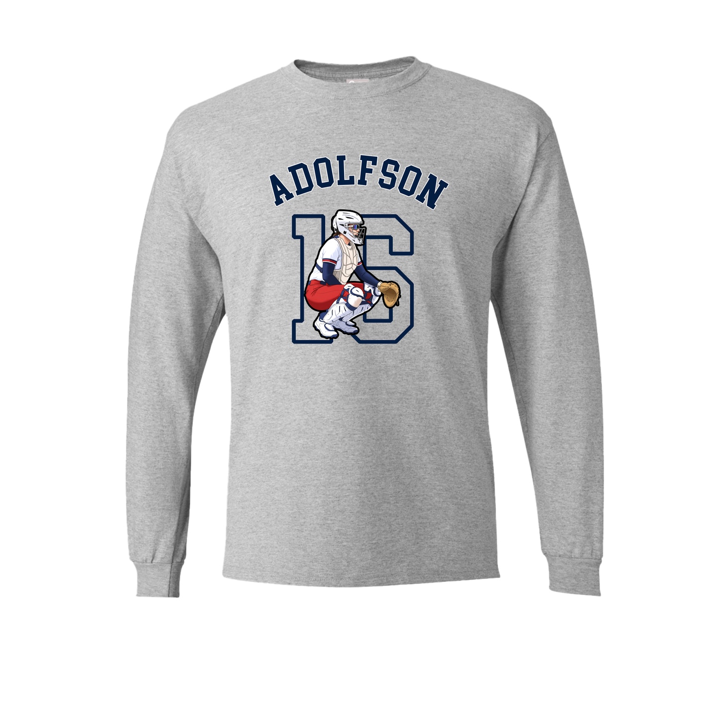 Long Sleeve Tee — Shirsey Arch in Grey
