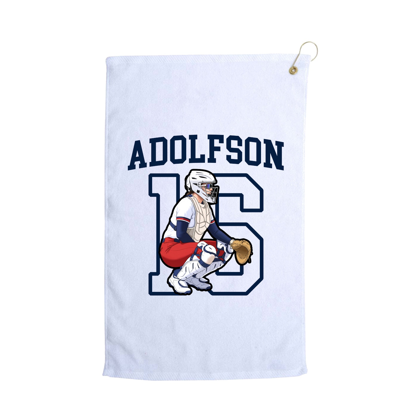 Golf Towel — Shirsey in White