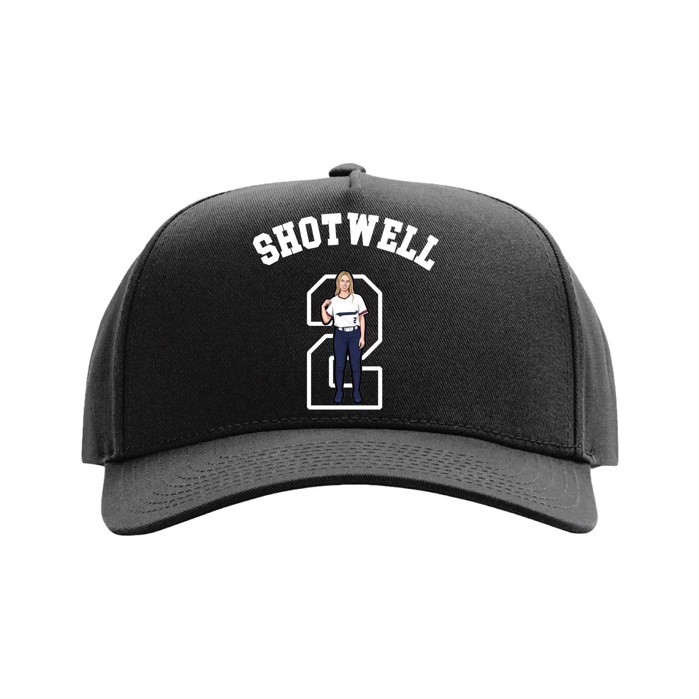 Full Fabric Five-Panel Champ Cap