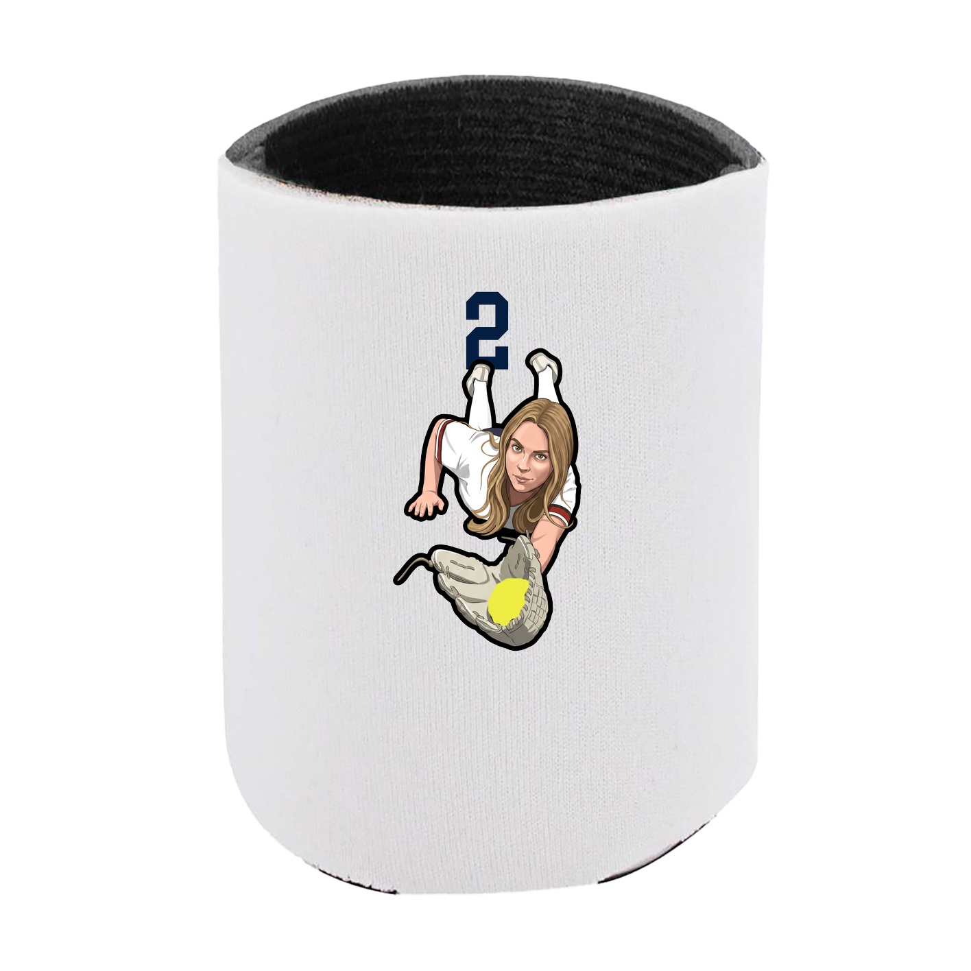 Can Holder — Number Top in White
