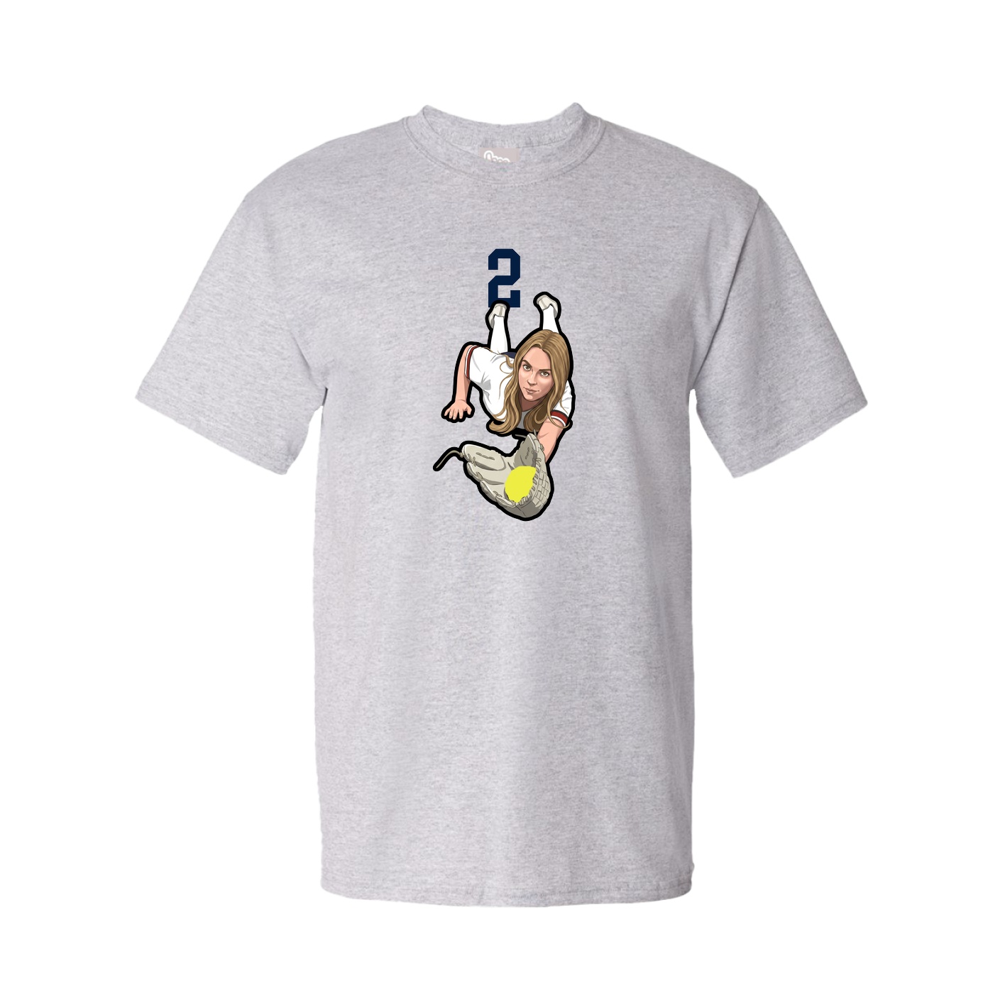 Tee — Number Top in Grey