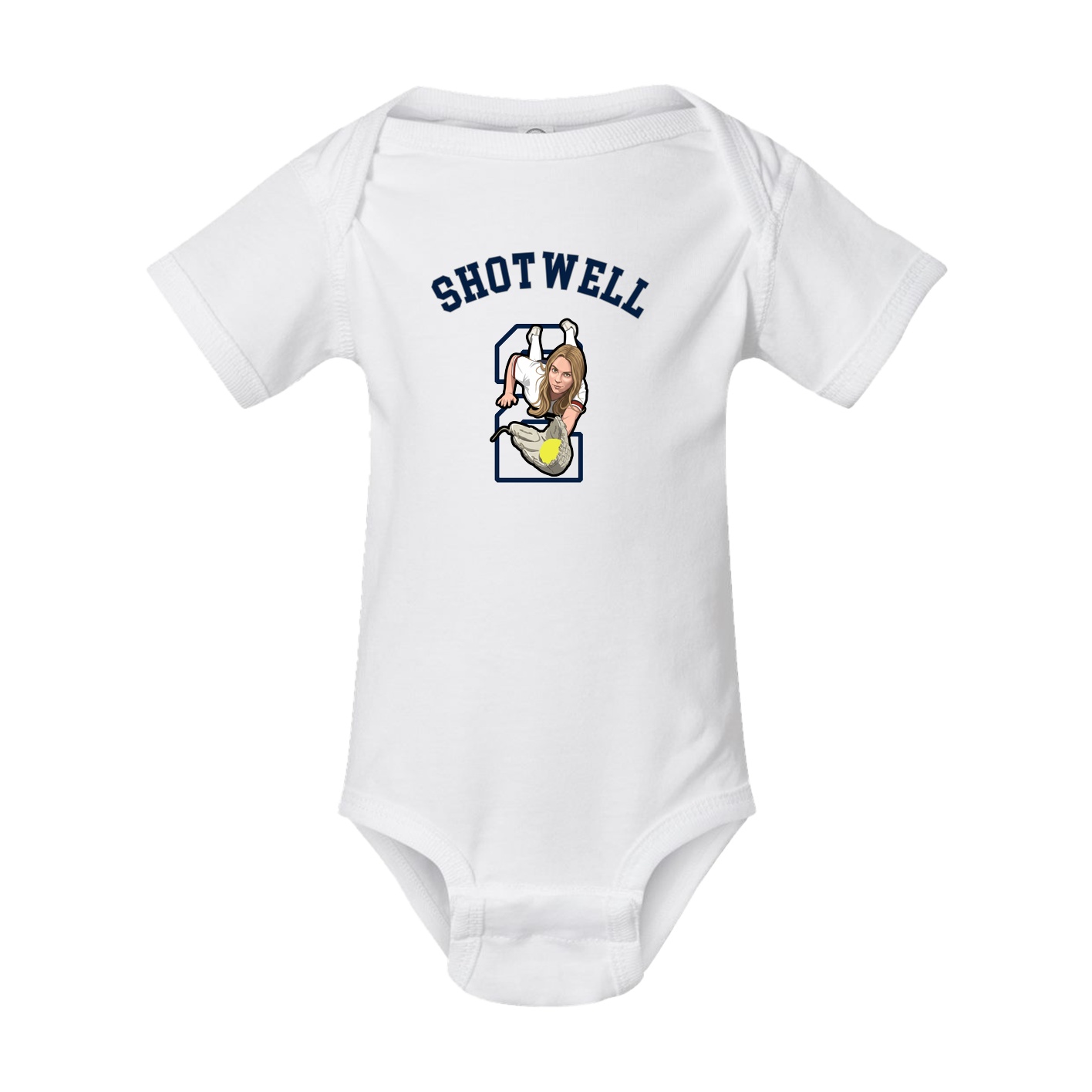 Baby Onesie — Shirsey Arch in White