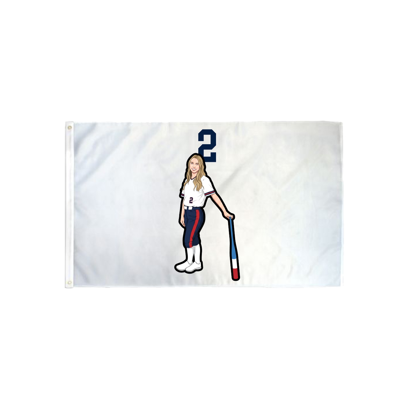 3x5 Flag — Number Top in Classic