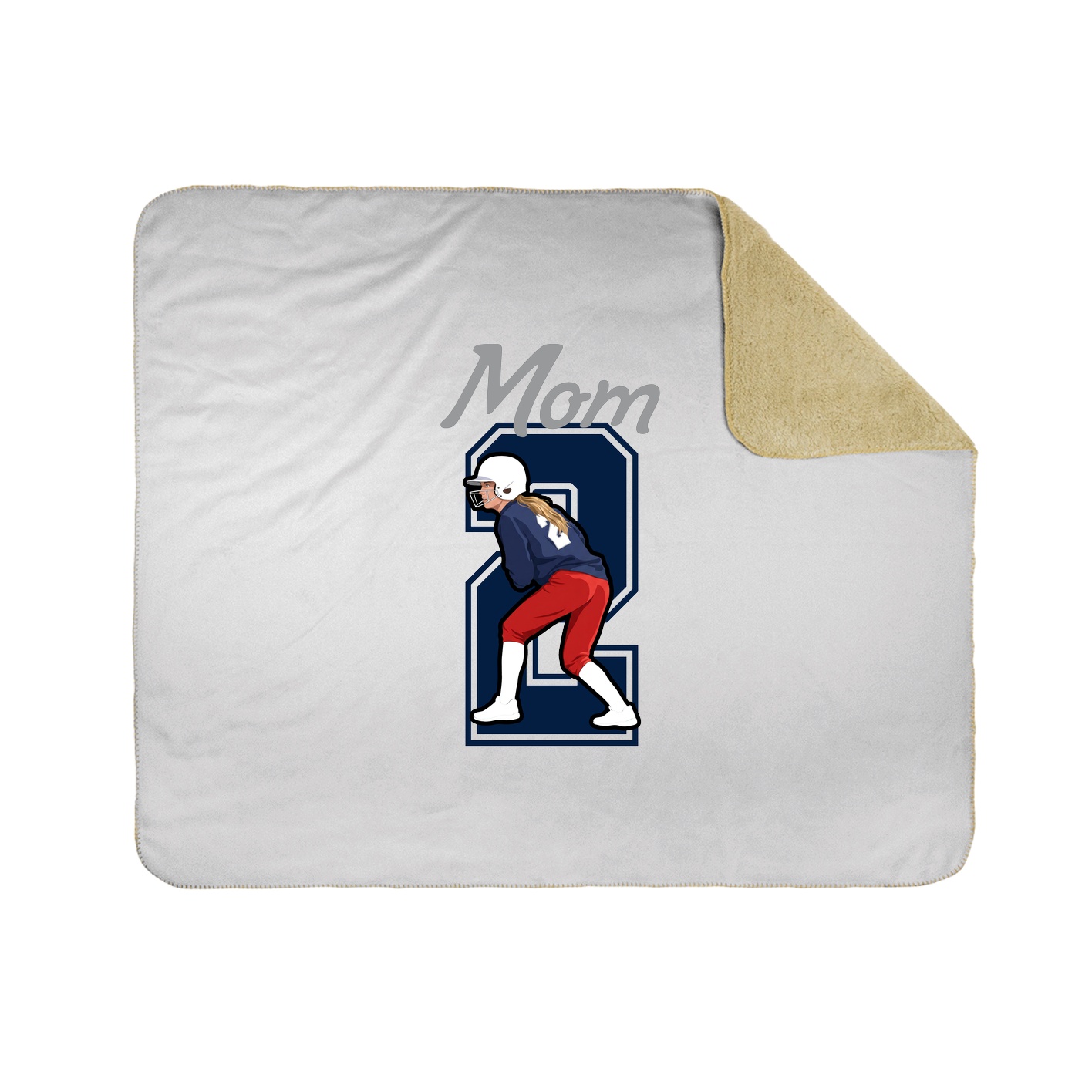Throw Blanket — Mothers Day Shirsey in White