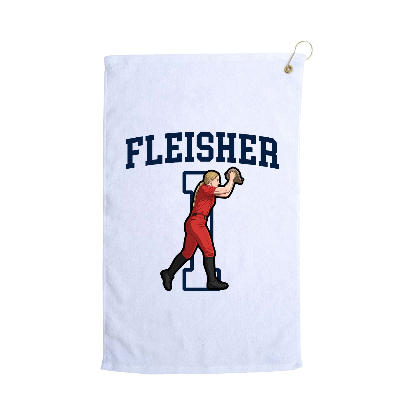 Golf Towel — Shirsey in White
