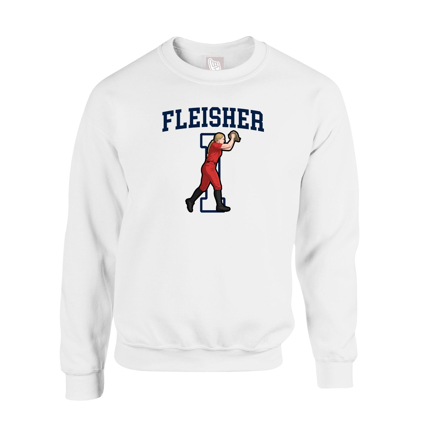 Fleece Crew — Shirsey in White
