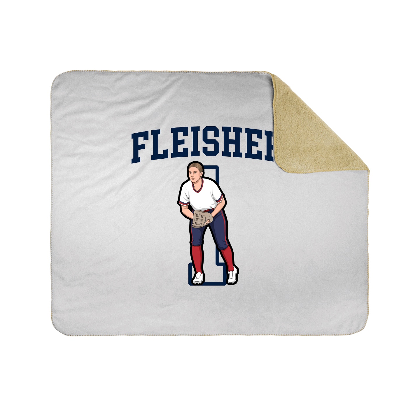 Throw Blanket — Shirsey in White